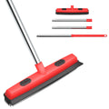 Pet Carpet Hair Removal Broom 2-in-1 Hair Remover & Squeegee For Carpets Easy To Use Versatile Cleaning Tool For Pet Owners - Shedding Grooming Kit