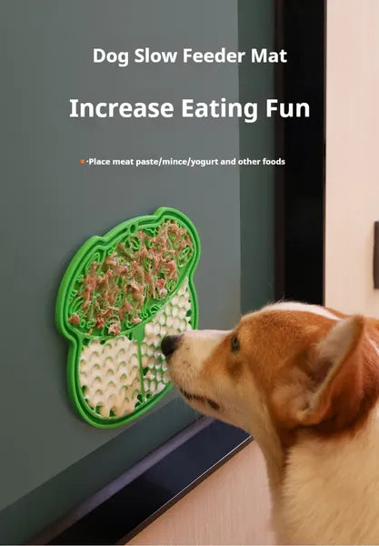 Dog Calming Licking Mat – Slow Feeder & Anxiety Relief Tool